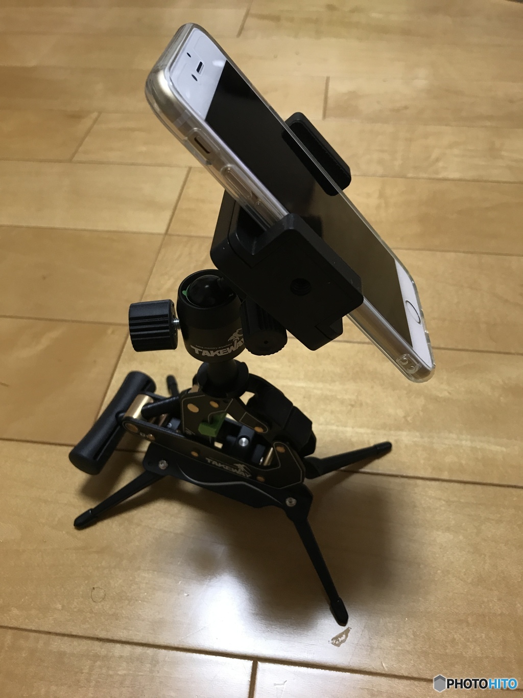 アイフォーン用ミニ三脚？