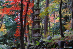 庭園の五重塔