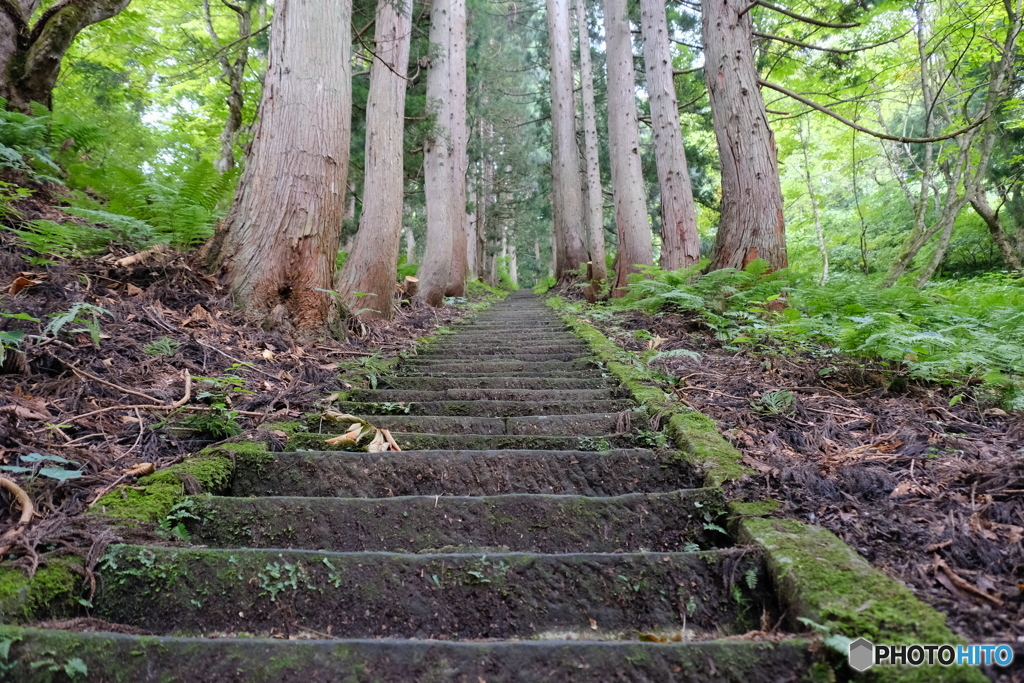 本宮への石段