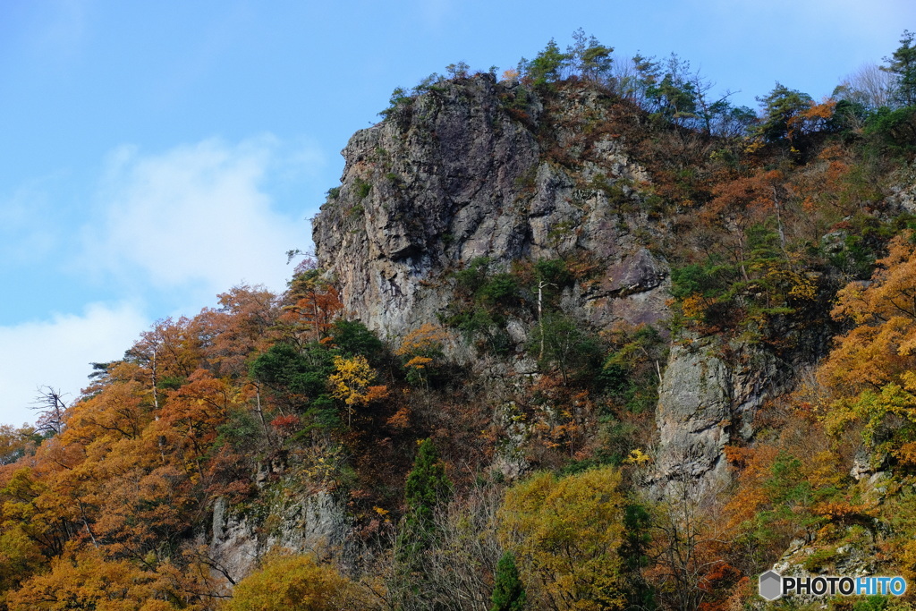 岩場の晩秋