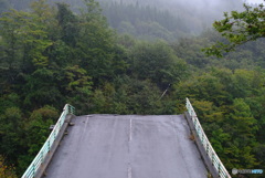 崩落した祭畤大橋