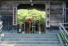 中尊寺本堂へ