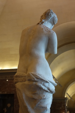 Paris ルーブル美術館 ミロのヴィーナス後ろ姿