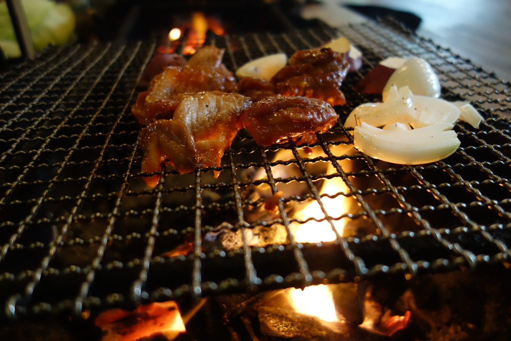 阿蘇 高森 らくだ山 地鶏炭火焼定食