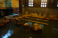 熊本県 黒川温泉 御客屋 数ある中のひとつ 立ち湯