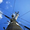 電柱と青空