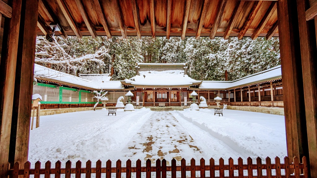 飛騨の雪景色