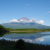 田貫湖畔よりの富士山