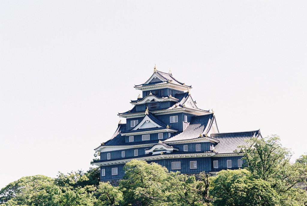 秋の岡山城3