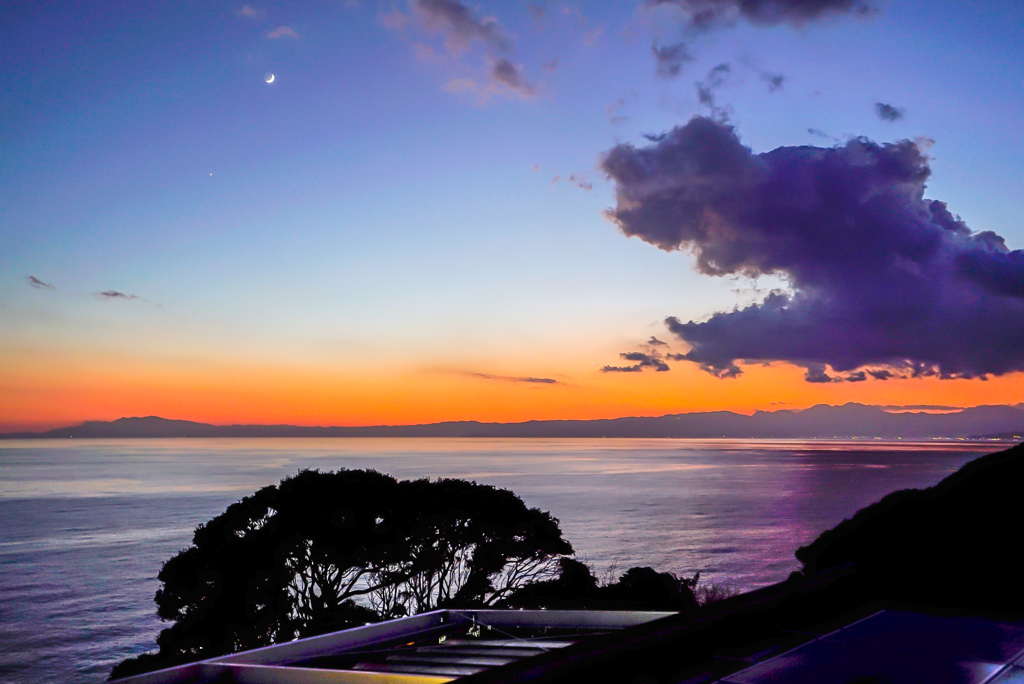 江の島からの夕焼け