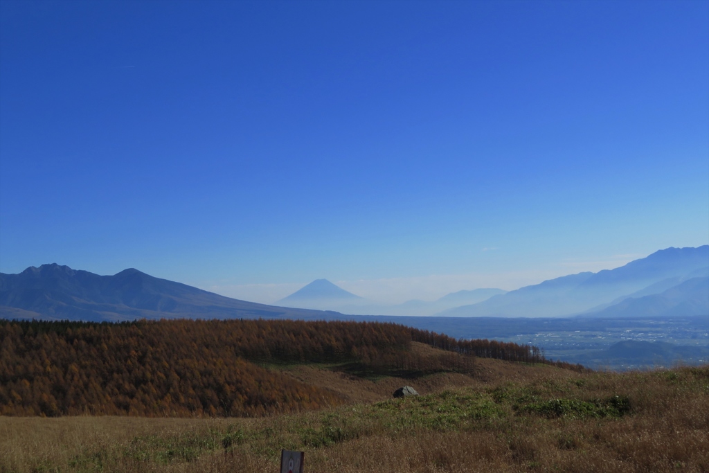 霧ヶ峰富士見台　富士を見る_4