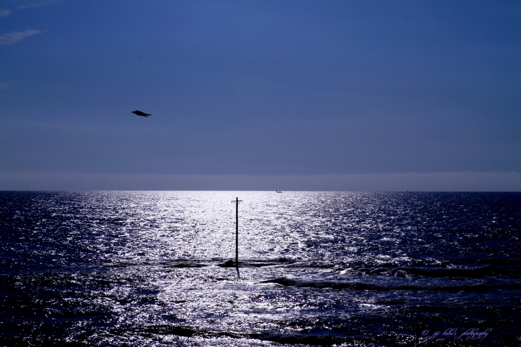 Cross floating in the sea ✞　Over time. .