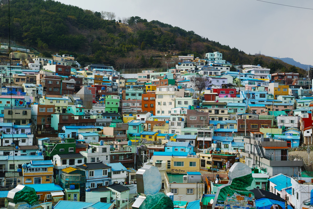 韓国　釜山　甘川洞文化村