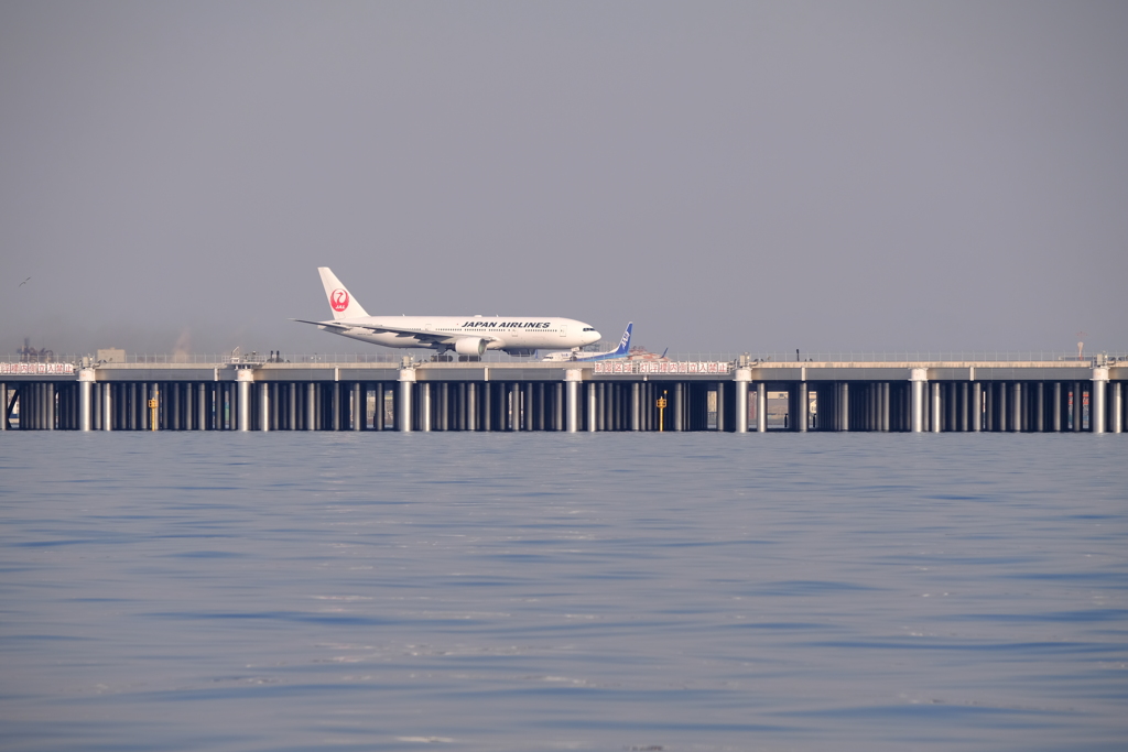 東京湾の景色