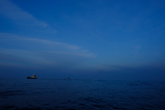 三宅島の夜明け