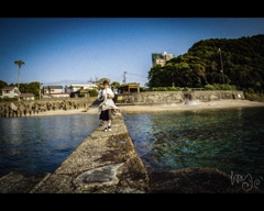 円月島
