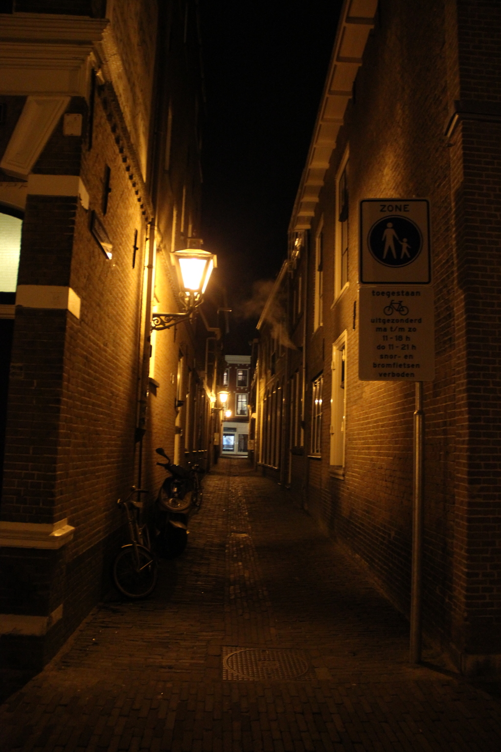 オランダ　ライデン夜の街　その４