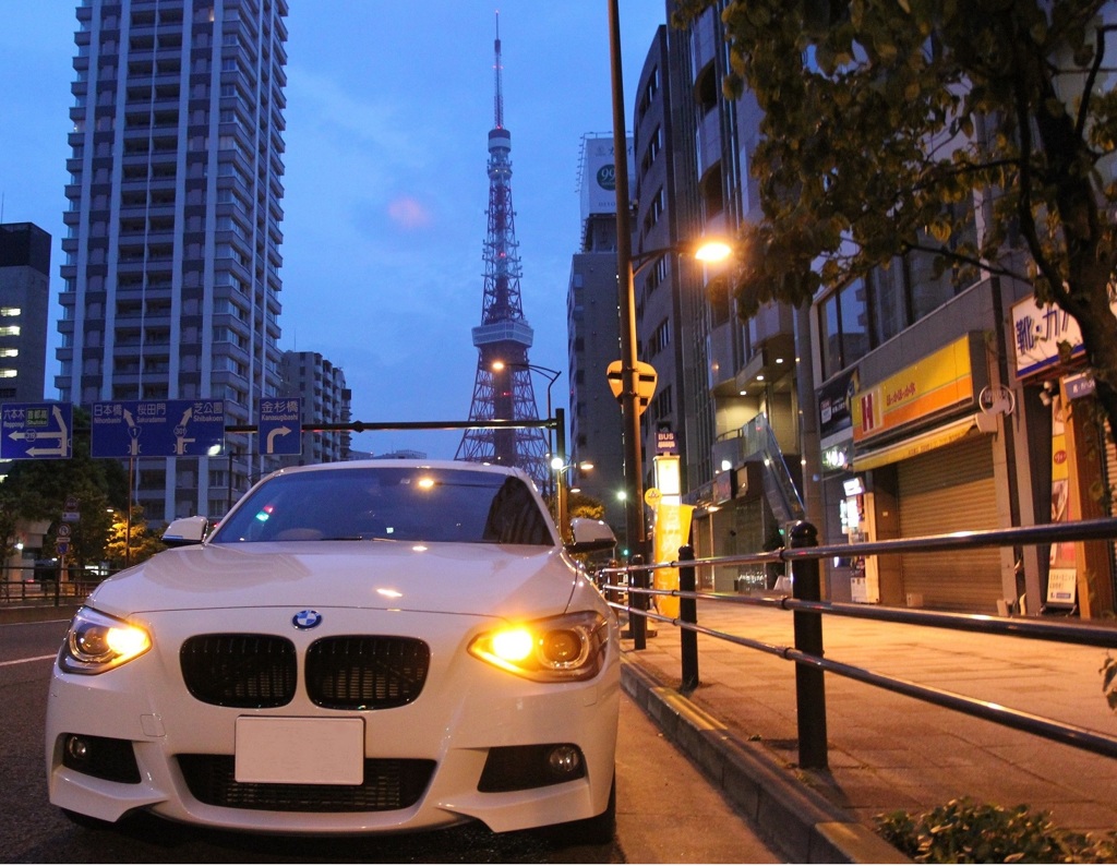 夜明の街とＢＭＷ  vr2