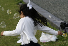 姫のシャボン玉