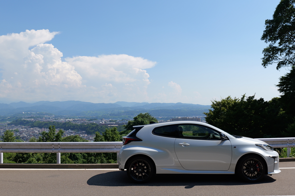 夏の卯辰山