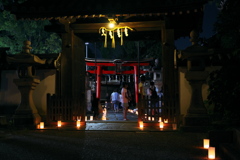 春日神社　夏祭り　今井町灯火会