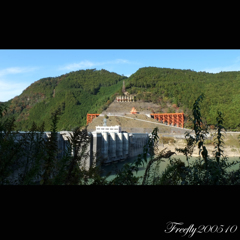 １、初秋の奈良県川上村 大滝ダム