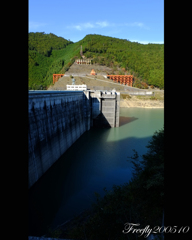 8、初秋の奈良県川上村 大滝ダム