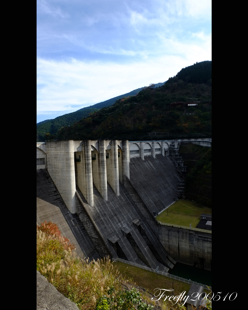 20、初秋の奈良県川上村 大滝ダム