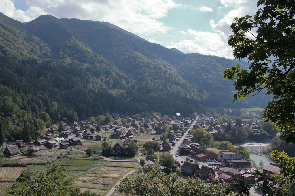 白川郷合掌村の景色