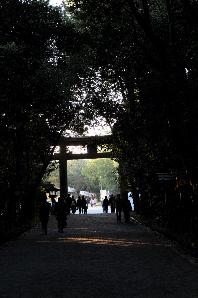 61、晩秋の三輪明神　大神神社