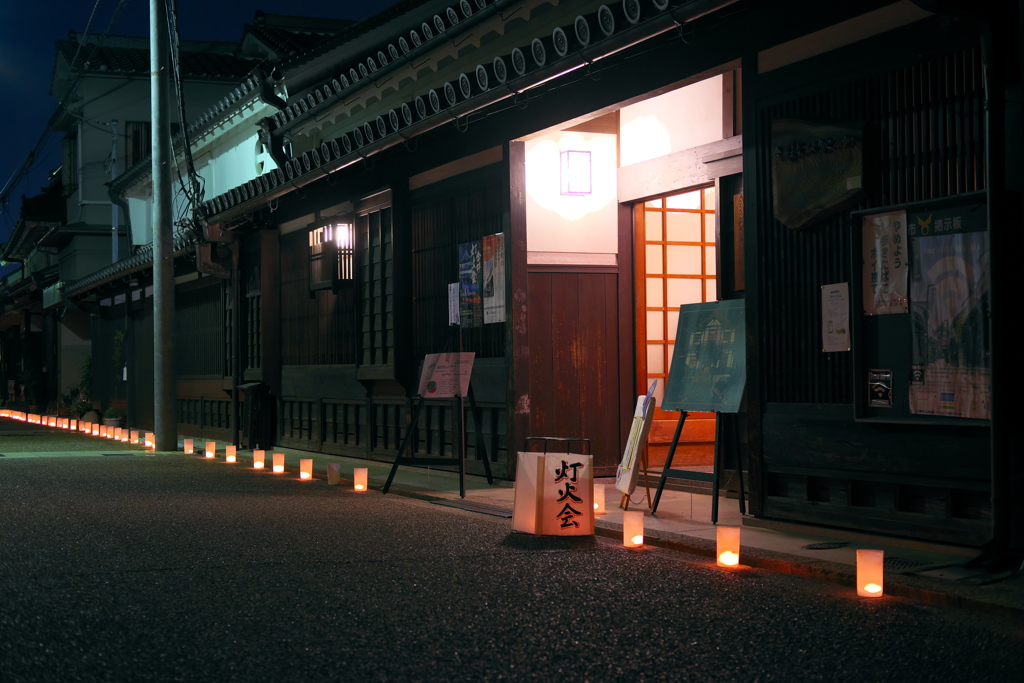 街並　おはなしの夕べ　今井町灯火会