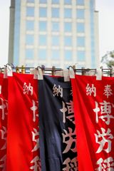 寺院のぼり-1-