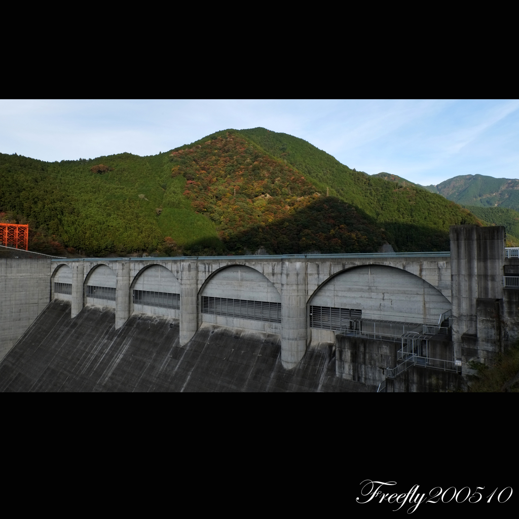 45、初秋の奈良県川上村 大滝ダム