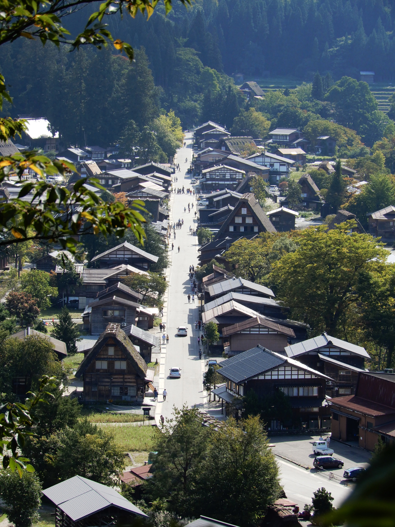 白川郷合掌村の景色