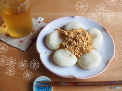 豆腐白玉団子を作りました