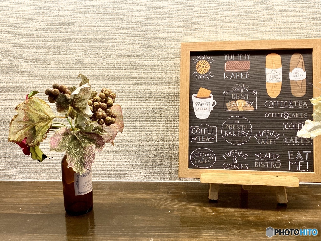 パン屋さんにて