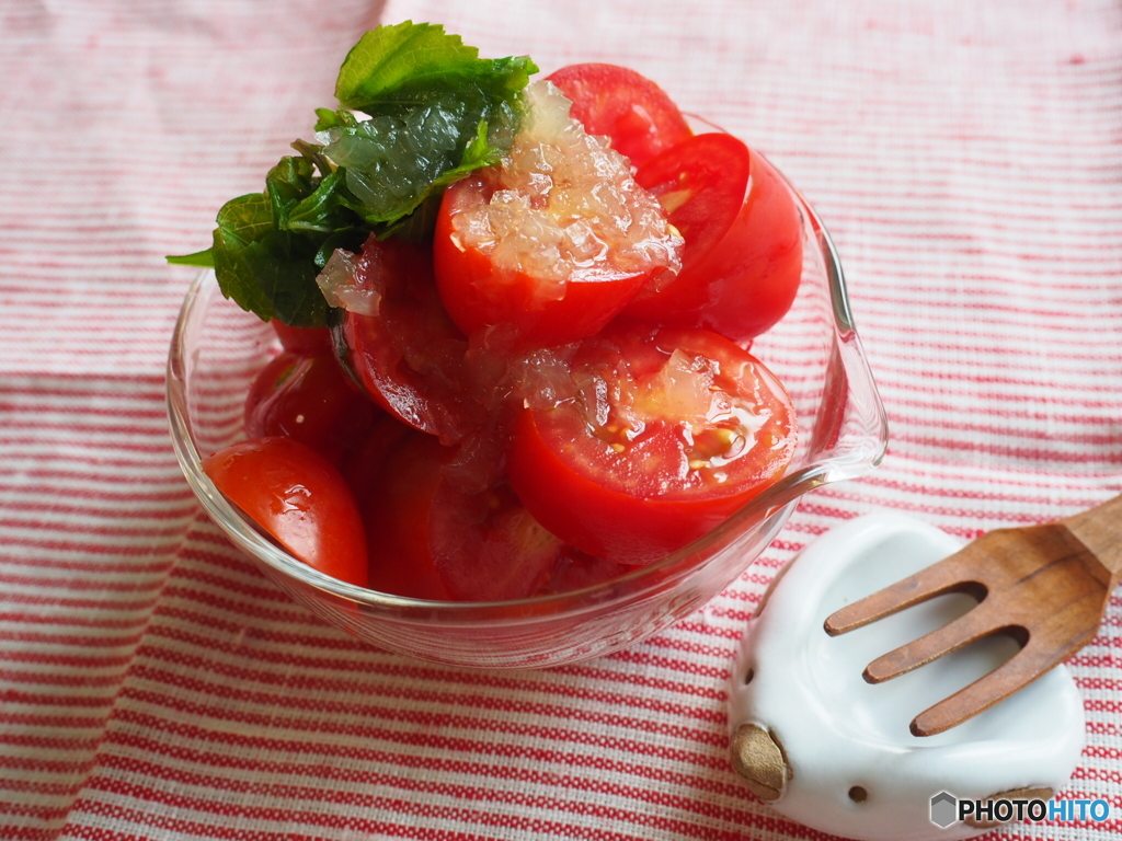 ミニtomatoアイコの超simplesalad