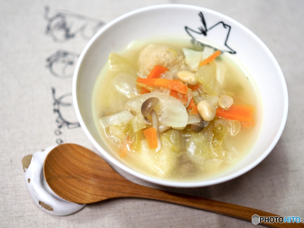 こんな時間にスープなの