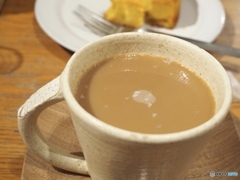 coffeeを飲みながら…