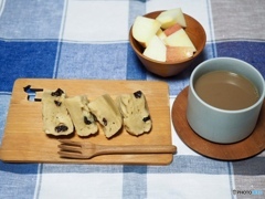 raisinお豆腐の米粉蒸しパン