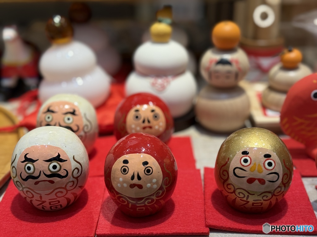 サンタクロースから達磨さんへ