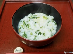 一日早い七草粥