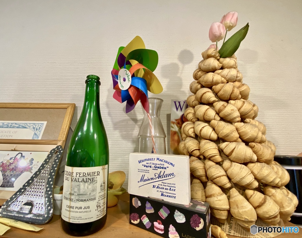 パン屋さんにて