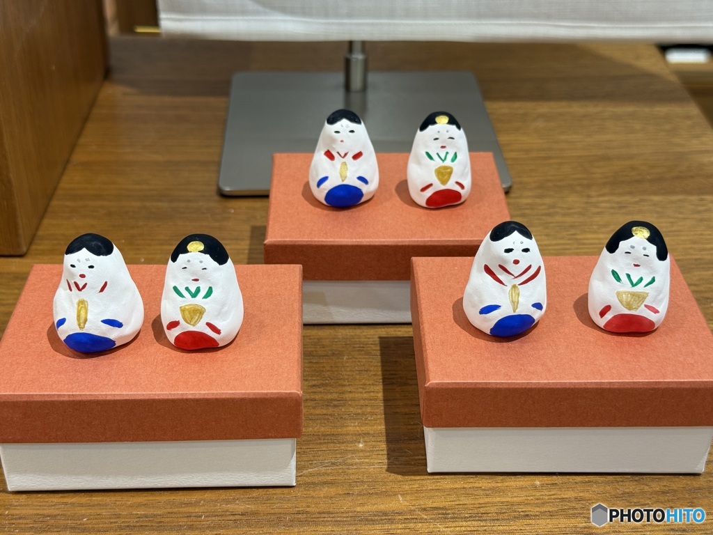 瀬戸焼の豆雛飾り