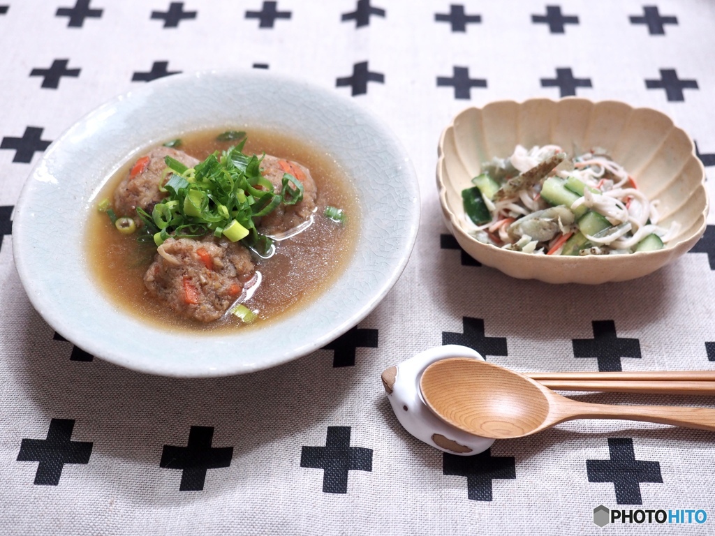 蓮根餅のあんかけ