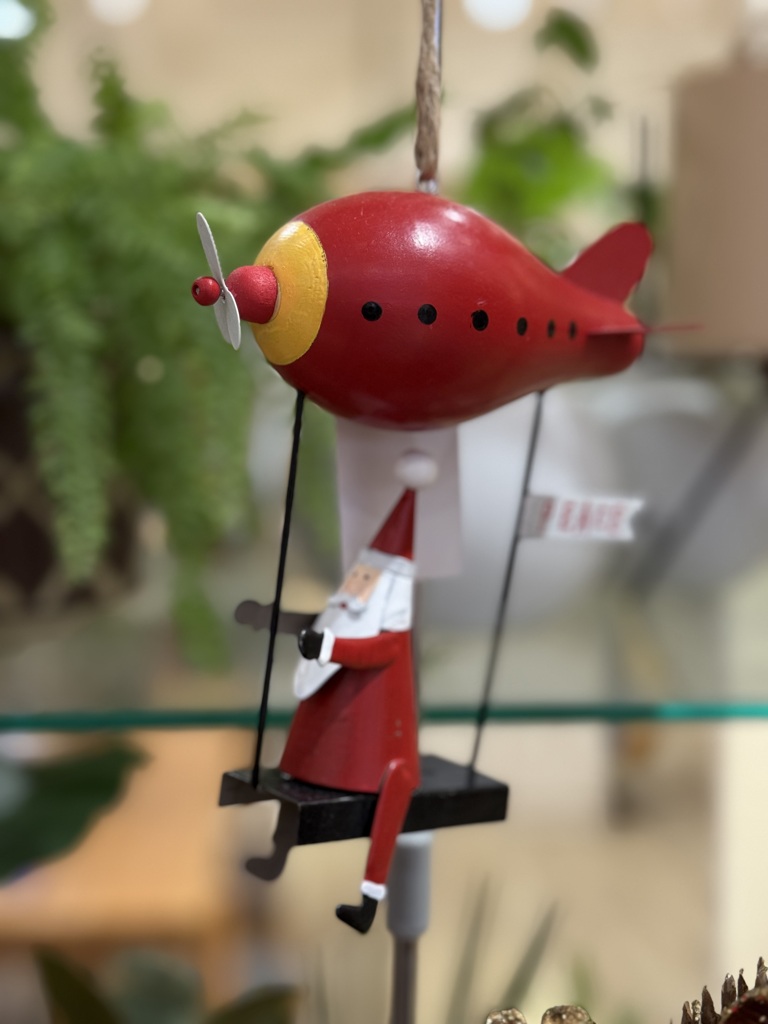 Helicopter Santa Claus