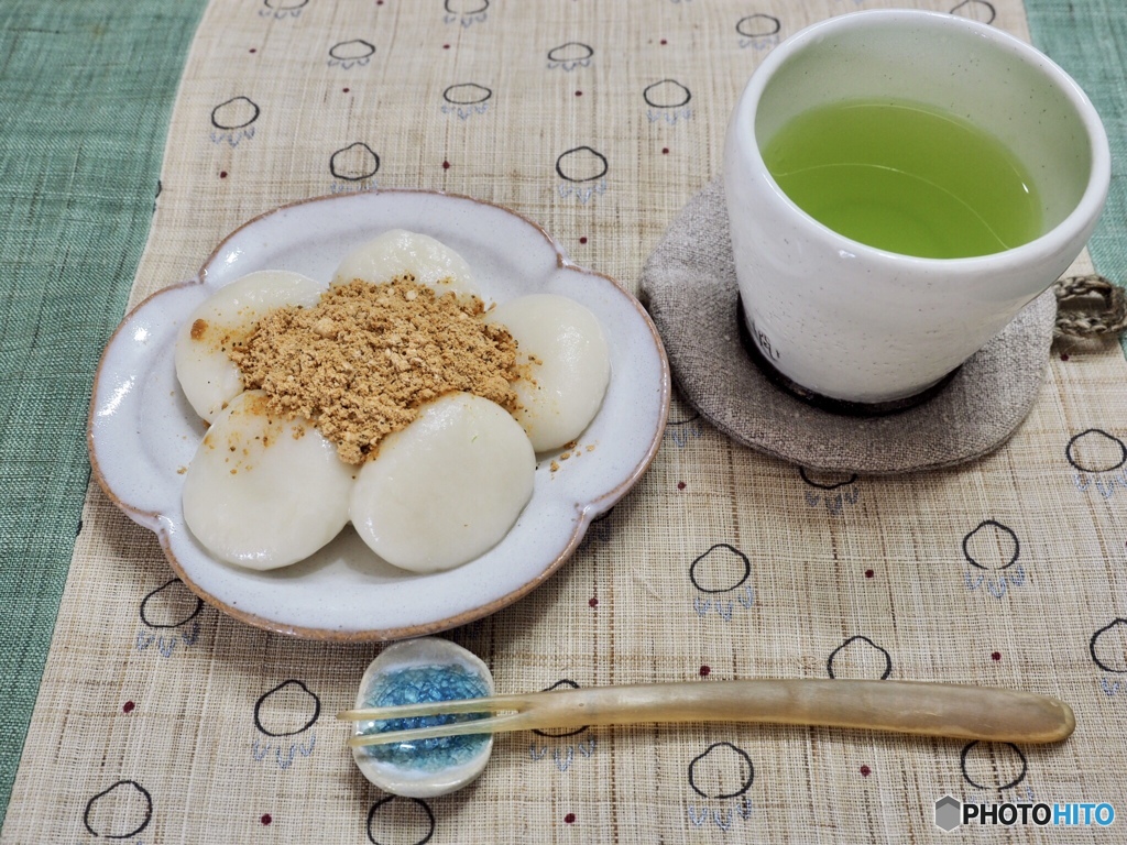 おから入りの白玉団子を作りました