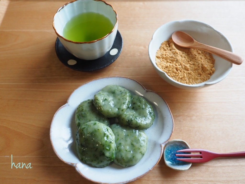ヨモギ団子を作りました