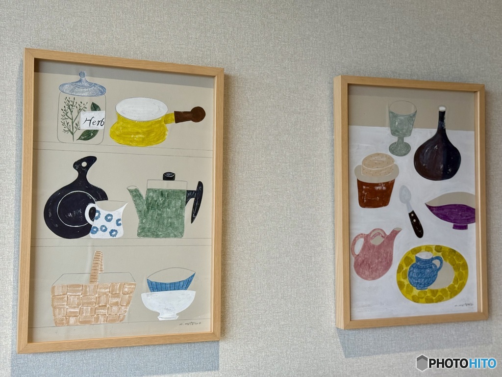 病院の談話室から