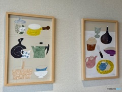 病院の談話室から